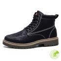 Men's Trend Casual Tooling Boots Retro Fashion Men's Leather