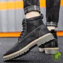 Men's Trend Casual Tooling Boots Retro Fashion Men's Leather